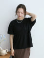 シャーリングデザインTシャツ
