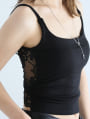 カップ付きバックレースキャミソール