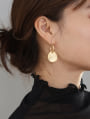アシンメトリーオーバルピアス