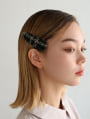 ツイードデザインヘアピン