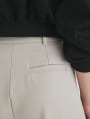 ツータックワイドフレアパンツ