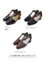 Tストラップセパレートパンプス
