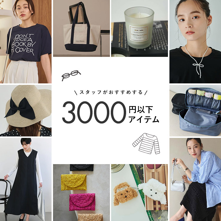 3000円以下アイテム