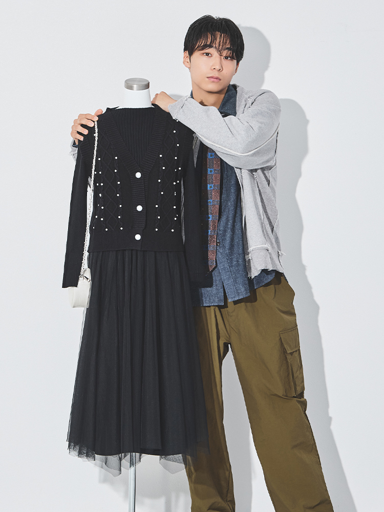 Styling05 ベストセットチュールドッキングワンピース