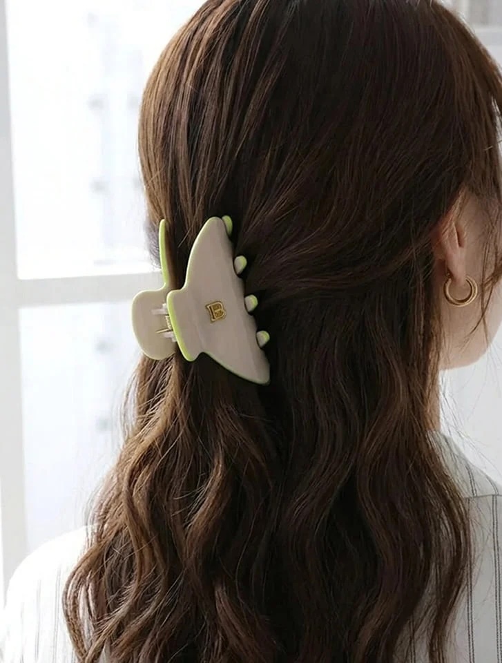 ロゴメタルポイントミニヘアクリップ